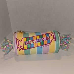 Betsey Johnson Smartie Pants Candy Roll Crossbody Bag